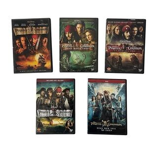 Pirates of the Caribbean DVD Movie lot